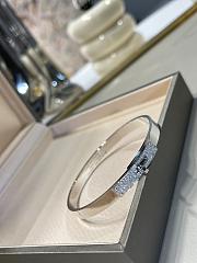 Hermes Kelly Half Diamond Bracelet White Gold - 3