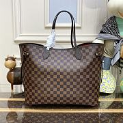 LV Neverfull GM Damier Ebene Canvas 39x32x19cm - 6