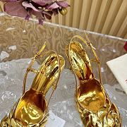 VLTN Atelier 03 Rose Edition Metallic Slingback Pumps - 4