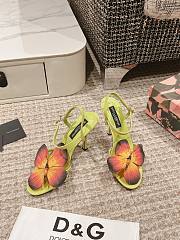 D&G Butterfly Applique Sandals 10cm 21000 - 3