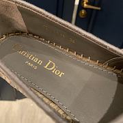 Dior Granville Espadrille Stone Gray Dior Oblique Embroidered Cotton - 2