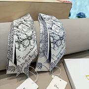 Dior Toile de Jouy Voyage Mitzah Scarf Blue - 2