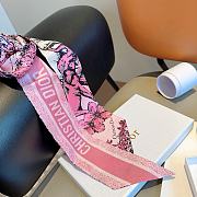 Dior Toile de Jouy Voyage Mitzah Scarf Pink - 1