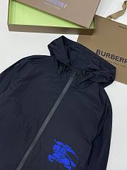 Burberry Cropped Nylon Jacket Black - 5