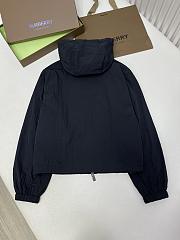 Burberry Cropped Nylon Jacket Black - 4