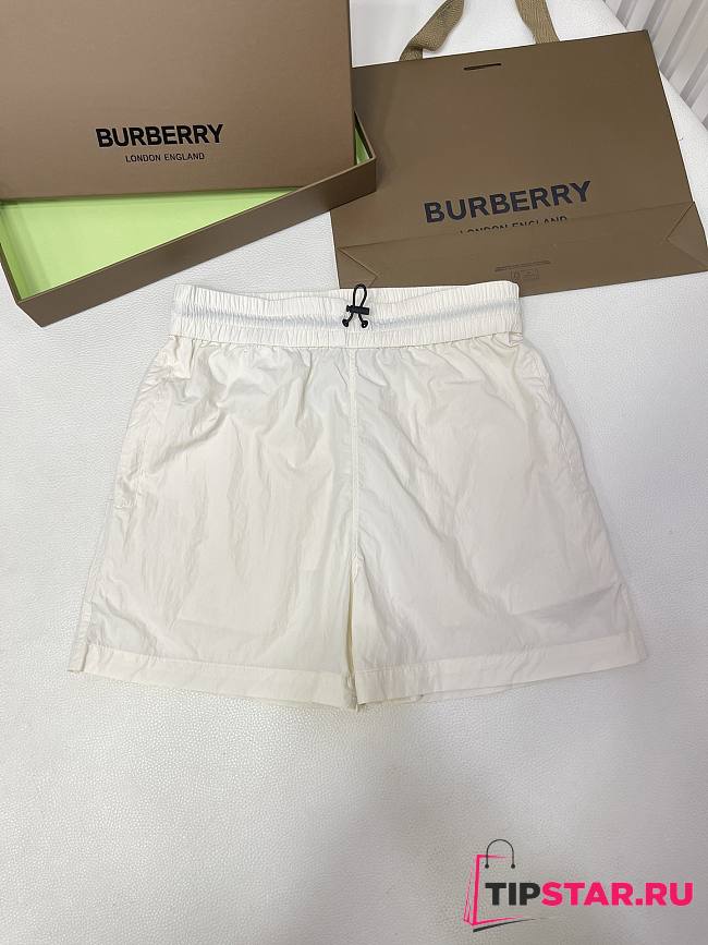 Burberry Nylon Shorts White - 1