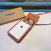 Burberry Robin TB-Plaque Canvas And Leather Canvas Phone  - 3