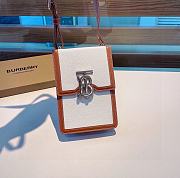 Burberry Robin TB-Plaque Canvas And Leather Canvas Phone  - 4