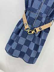 LV XXL Detail Damier Denim Dress 1AFLDI - 3