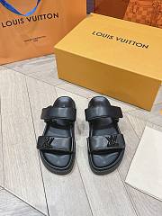 LV Sunset Flat Comfort Mule Black 1AD1JZ - 1