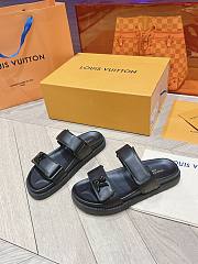 LV Sunset Flat Comfort Mule Black 1AD1JZ - 3