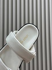 LV Sunset Flat Comfort Mule White 1AD1LB - 4