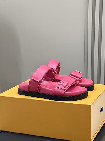 LV Sunset Flat Comfort Mule Pink 1AD1KV