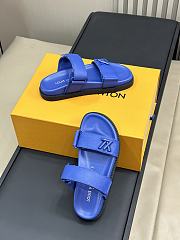 LV Sunset Flat Comfort Mule Blue 1AD1KF - 5