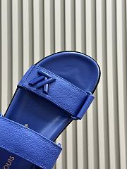 LV Sunset Flat Comfort Mule Blue 1AD1KF - 2