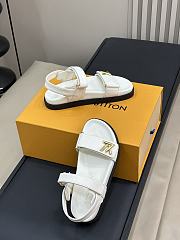 LV Sunset Comfort Flat Sandal White 1ABW7Q - 2