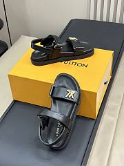 LV Sunset Comfort Flat Sandal Black 1ACG0Z - 3