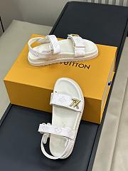 LV Sunset Flat Comfort Sandal Beige Patent Monogram Canvas 1ACL9S - 2