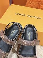 LV Sunset Flat Comfort Sandal Cacao Brown 1ACL9C - 5