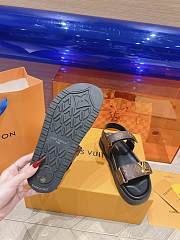 LV Sunset Flat Comfort Sandal Cacao Brown 1ACL9C - 4