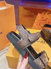 LV Sunset Flat Comfort Sandal Cacao Brown 1ACL9C - 3