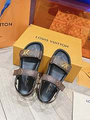 LV Sunset Flat Comfort Sandal Cacao Brown 1ACL9C - 2