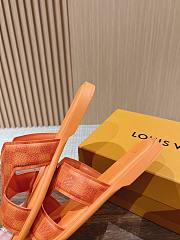 LV Oasis Mule Damier Grained Calf Leather Orange 1AC5DW - 6