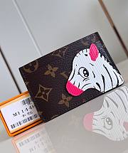 LV Card Holder Monogram Coated Canvas M11448 11x7x0.5cm - 1