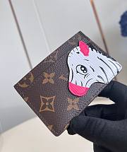 LV Card Holder Monogram Coated Canvas M11448 11x7x0.5cm - 2