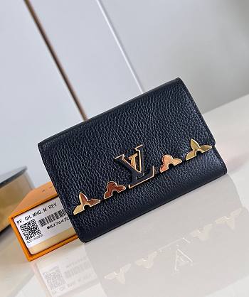 LV Capucines Compact Wallet Black M82764 13.5x9.5x3cm