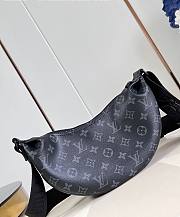 LV Hamac Bag PM Monogram Eclipse Coated Canvas M47158 28.5x15x8cm - 6