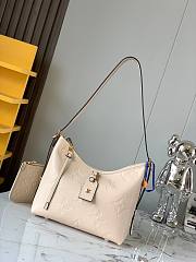 LV CarryAll PM Monogram Empreinte Cream M46293 30x24x12cm - 1