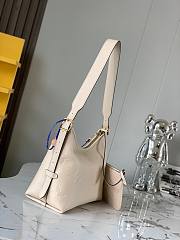 LV CarryAll PM Monogram Empreinte Cream M46293 30x24x12cm - 3