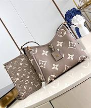 LV CarryAll PM Bag Tourterelle Gray/Beige M46672 29.5x24x12cm - 1