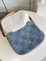 LV Montsouris Messenger MM Damier Denim 3D N40743 35x29x12cm - 6