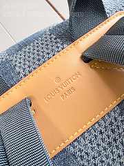 LV Montsouris Backpack Damier Denim 3D N40708 32x40x19cm - 4