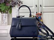 LV Cluny Mini Navy Blue Epi Leather M25228 20x16x7.5cm - 1