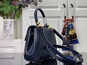 LV Cluny Mini Navy Blue Epi Leather M25228 20x16x7.5cm - 6