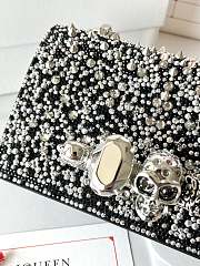 McQueen Crystal-embellished Mini Jewelled Satchel Black 17.5x9.5x4cm - 3