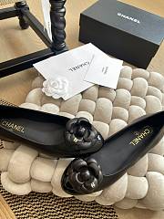 CC Ballet Flats Camellia Lambskin Black - 6