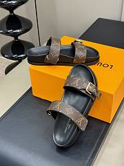 LV Bom Dia Flat Comfort Mule Cacao Brown Monogram 1AAW8H - 3