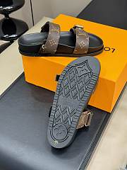 LV Bom Dia Flat Comfort Mule Cacao Brown Monogram 1AAW8H - 5