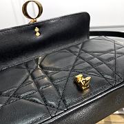 Dior Miss Daisy Mini Bag Black Macrocannage Lambskin 22x12.5x4cm - 2