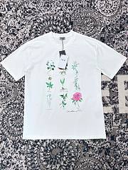 Dior T-Shirt White Slub Cotton Jersey  - 3