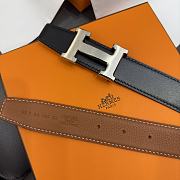 Hermes H Belt Buckle & Reversible Leather Strap 32mm - 1