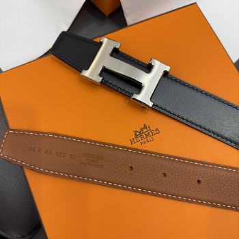 Hermes H Belt Buckle & Reversible Leather Strap 32mm