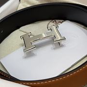 Hermes H Belt Buckle & Reversible Leather Strap 32mm - 5