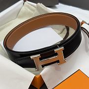 Hermes H Belt Buckle & Reversible Leather Strap 32mm - 3