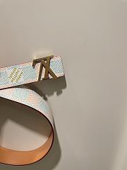 LV Initiales 40mm Reversible Belt White M8648U - 4