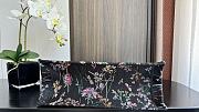 Medium Dior Book Tote Black Multicolor Dior Herbarium Embroidery 36x27.5x16.5cm - 5